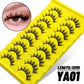 GROINNEYA Manga Lashes Mixed style 5/9/20 Pairs 3D 6D 8D Mink Lashes Natural Eyelashes Soft Cross Wispy False Eyelashes Eyelash