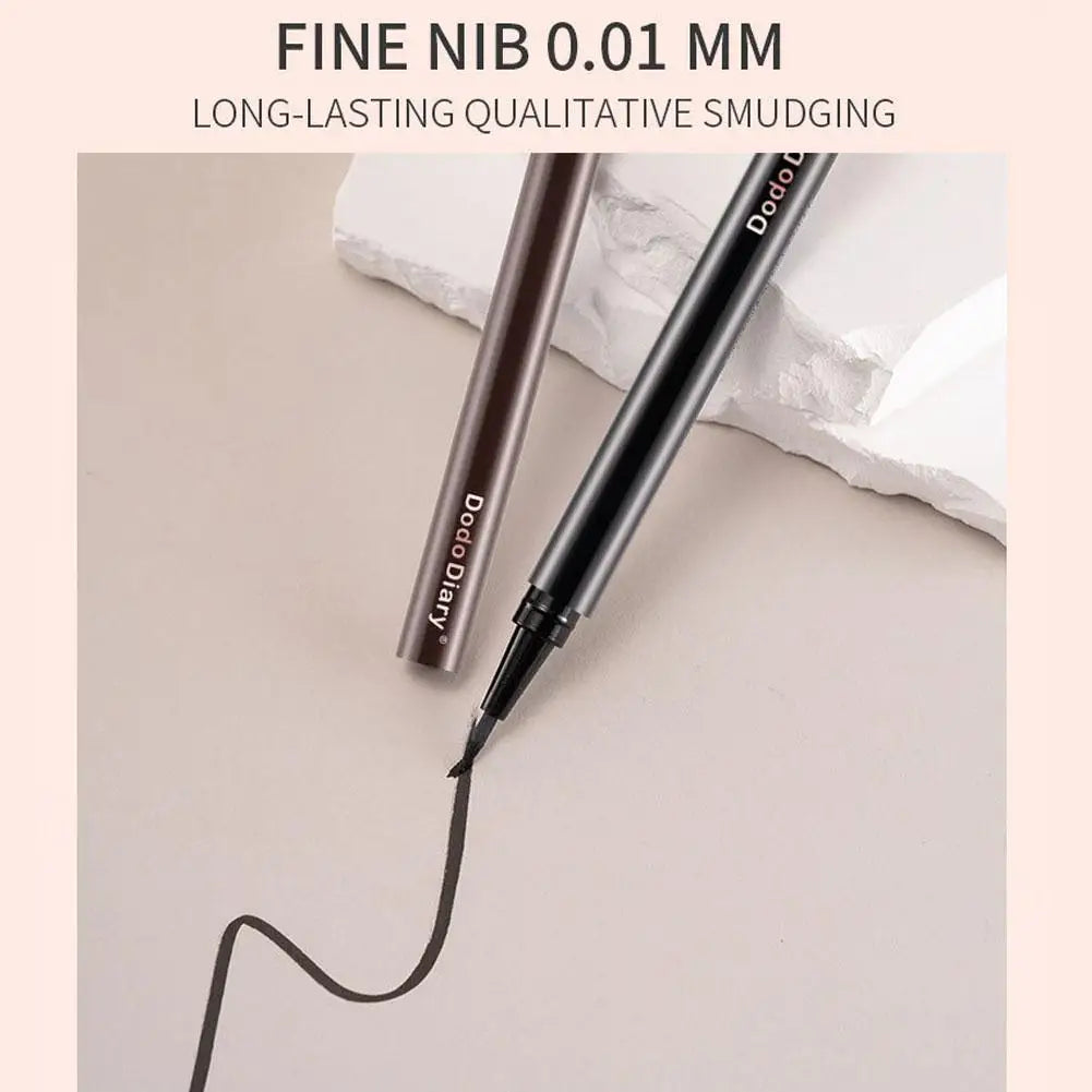 New Black Brown Color Liquid Eyeliner Pen Waterproof Long-lasting Natural Eye Liner Pencil Fast Dry Soft Texture Makeup Tools