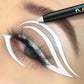 1pc Colourful Eyeliner Pen,High Pigmented Pearly Glitter&Shimmer Metallic Eyeliner Stick, Long Lasting Waterproof White Black