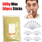Portable Nose Wax Kit 50g-1005g for Men and Women Nail Waxing Hair Removal Wax Kit Nail Wax Cleaning Wax Kit Nose Clipper Beauty