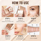 2-in-1 Concealer and Foundation Stick, Covers Dark Circles, Waterproof and Sweat-Resistant, Creates Flawless-Looking Makeup