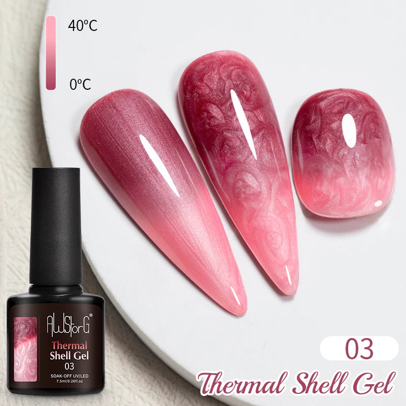 7.5ML Pink Blue Nail Gel Cat eye Semi Permanent Nail Art Soaking UV LED Nail Salon DIY Nail Salon Gel For Autumn And Winter