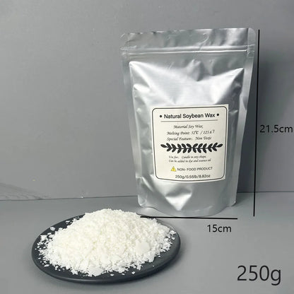 500g/1kg Pure Soy Wax Paraffin Material Pre-Soy Wax-Core Pigments Aromatherapy Pure Paraffin Wax DIY Handmade Candles Crafts