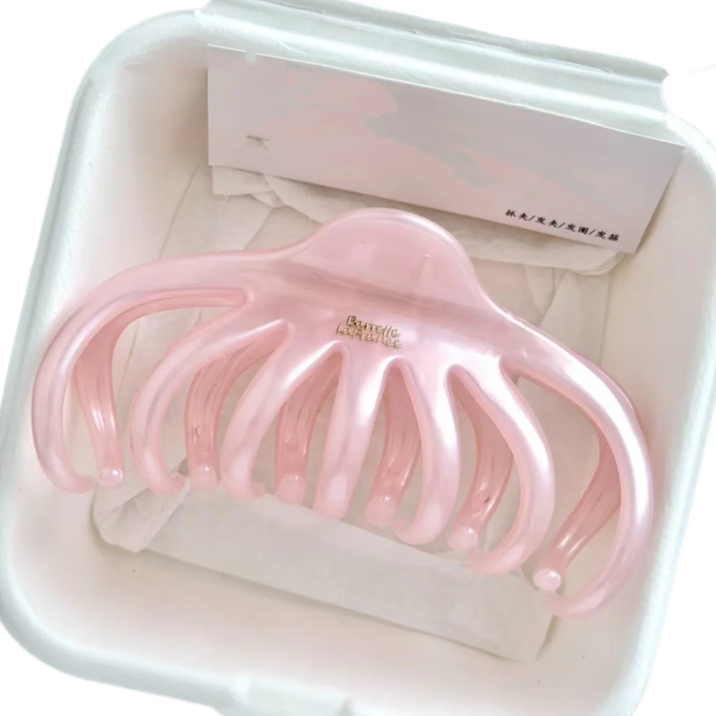 Korea Large Colorful Jelly Pumpkin Hair Claws Clip  Women Elegant Big Hair Back Of Head Coiled Shark  Ponytail Clip Accessories