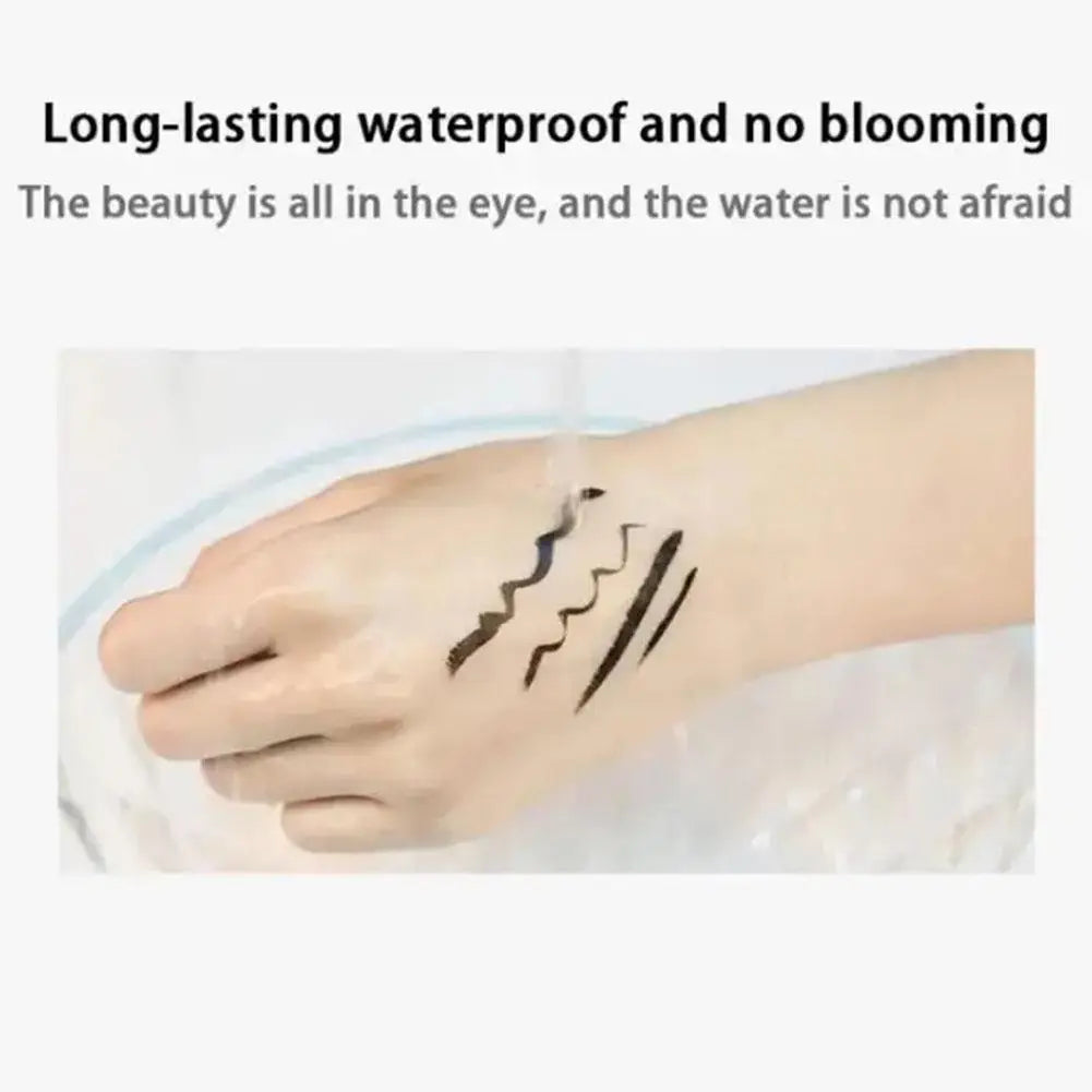 New Black Brown Color Liquid Eyeliner Pen Waterproof Long-lasting Natural Eye Liner Pencil Fast Dry Soft Texture Makeup Tools