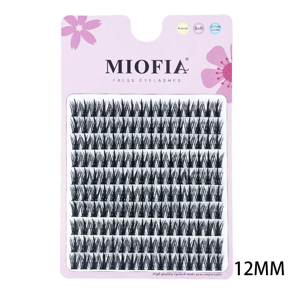 160 Bunches Mink Eyelashes 3D Natural Wispy Russian Volume Individual Eyelash DIY Eyelash Extension Makeup Tool Lashes Wholesale