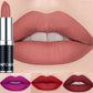 HANDAIYAN 12 Color Velvet Matte Lipstick Sexy Red Pink Lip Tint Non-stick Cup Lip Gloss Moisturizing High Pigment Lips Cosmetics