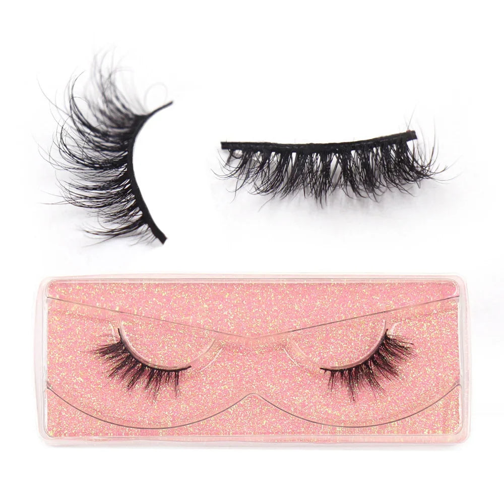 Half Eey Lashes Soft Mink Lashes Reusable Foxy Eyes False Eyelashes Natural Fluffy Makeup Tools Extension Fake Lashes Maquiagem