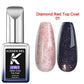 KODIES GEL Glitter Top Coat Gel Nail Polish 2 In 1 Semi Permanent  UV Stars Moon Halo Top Coat No Wipe Manicure Nail Art Sealer