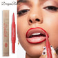Double-Ended Lip Liner Velvet Matte Lipstick Lip Gloss Easy to Color Non-Fading Non-Stick Cup Lip Liner