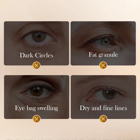SADOER Snake Venom Peptide Caffeine Anti Wrinkle Massage Eye Cream Anti Dark Circles Anti-Aging Moisturizing Eyes Skin Care