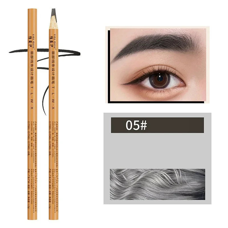 Eyebrow Pencil Waterproof Eyebrow Enhancers Long Lasting Brow Cosmetics Professional Makeup Brow Microblading Eyebrow Pencils