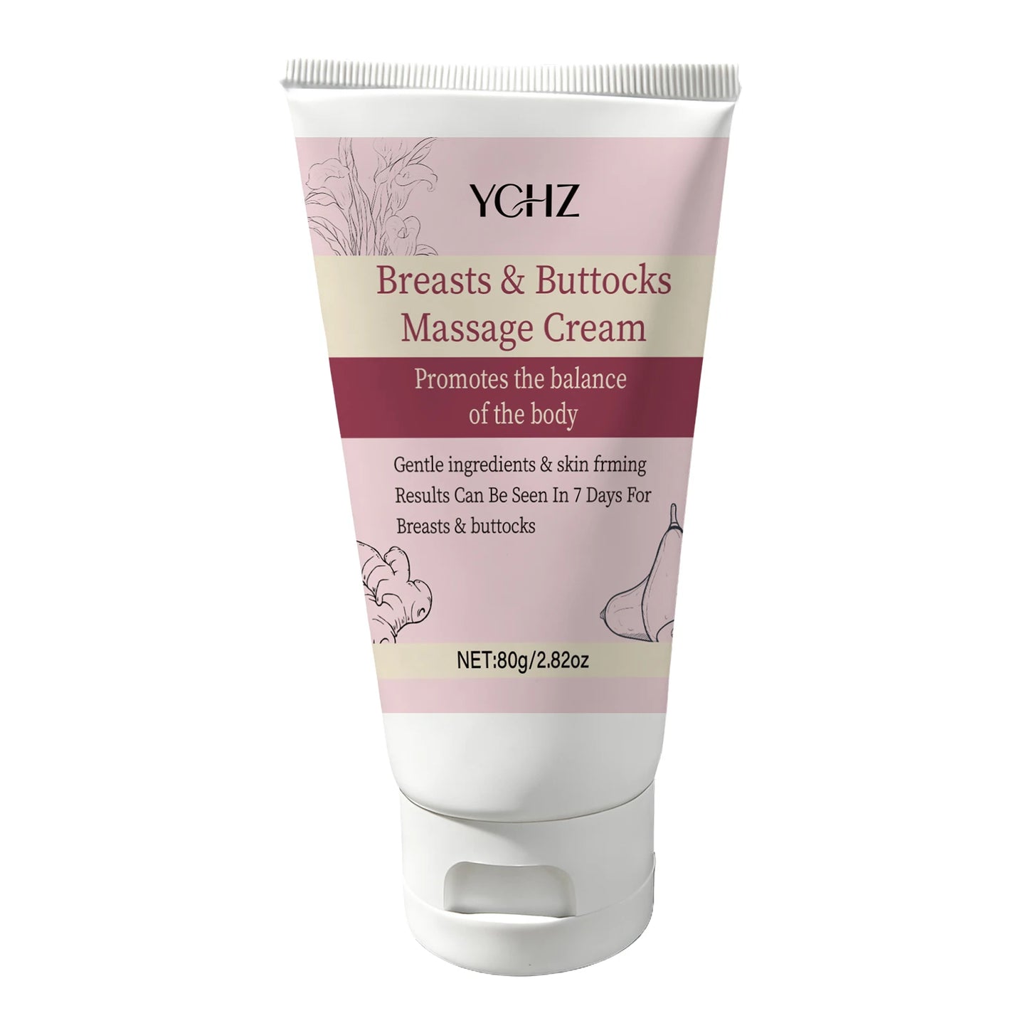 Fast-Acting Butt-Lifting Cream, Containing Vitamin E Ingredients — Instant Butt-Lifting and Firming Massage Gel, Suitable for All Skin Types, Moisturizing and Plumping Cream, Designed Specifically for Butt Shaping and Care