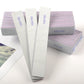 50Pcs/Lot Grey Sandpaper Nail File 100/180 Double Sided Buffer Block Polisher Pedicure Manicure Nail Art Files Nails Accesorios