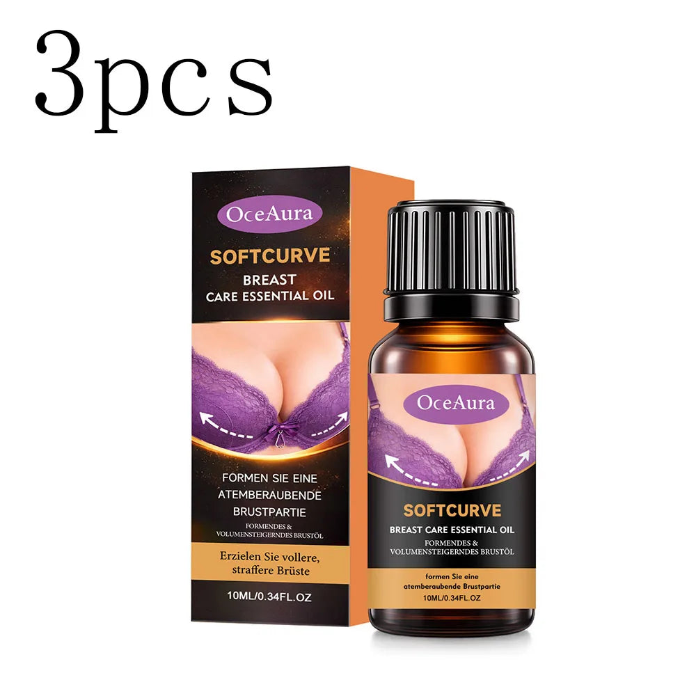 Breast care essential oil gently cares for women's breast skin, hydrates, nourishes, and moisturizes, massage essential oil