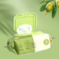 Olive plant extract makeup remover wet wipes with sufficient water for cleaning and moisturizing, 30 puffs