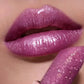 Shimmer Pearlescent Lipstick Long Lasting Waterproof, Moisturizing Plumping Lip Color for Sexy Glamorous Makeup