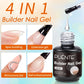 15ML 4 in 1 Builder Nail Gel For Quick Extension Nail Reinforcement Construction UV Gel Polish Semi-permanent Nail Art Varnish