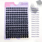 Wispy Cluster Lashes - DIY Eyelash Extensions, 9-16mm Mix, Natural Look Fluffy Individual Lashes, Reusable, C-Curl, Various Leng