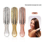 Japanese Premium Head Massager Scalp Brush Hair Massager Shampoo Brush Wet Plastic Detangling Brush Hair Cleaning Comb Rose Gold