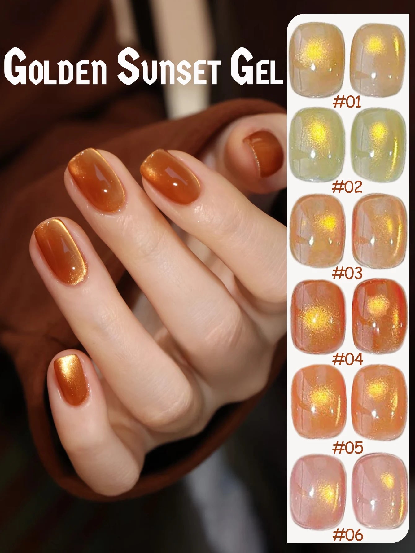 WS 10ml Light Strip Cat Eye Gel Polish Magnetic Nail Polish Holographic Pink Cat Eye Gel Nail Polish Gel Gel Varnish For Nail