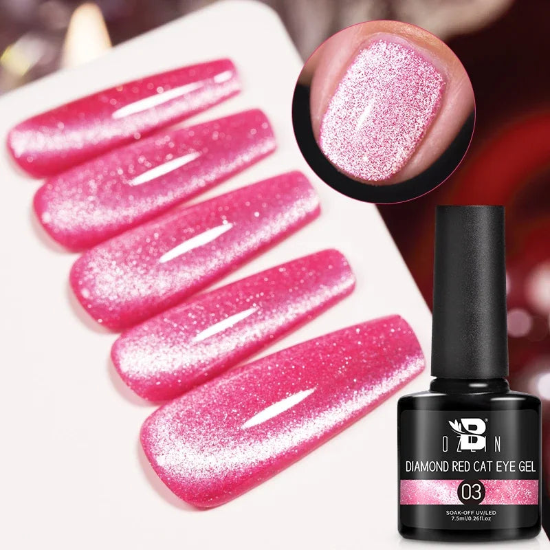 AWStorG 7.5ml Starlit Cat Magnetic Gel Nail Polish Must need Black Gel-Polaris Light Soak Off UV Gel Varnis Semi Permanent DIY