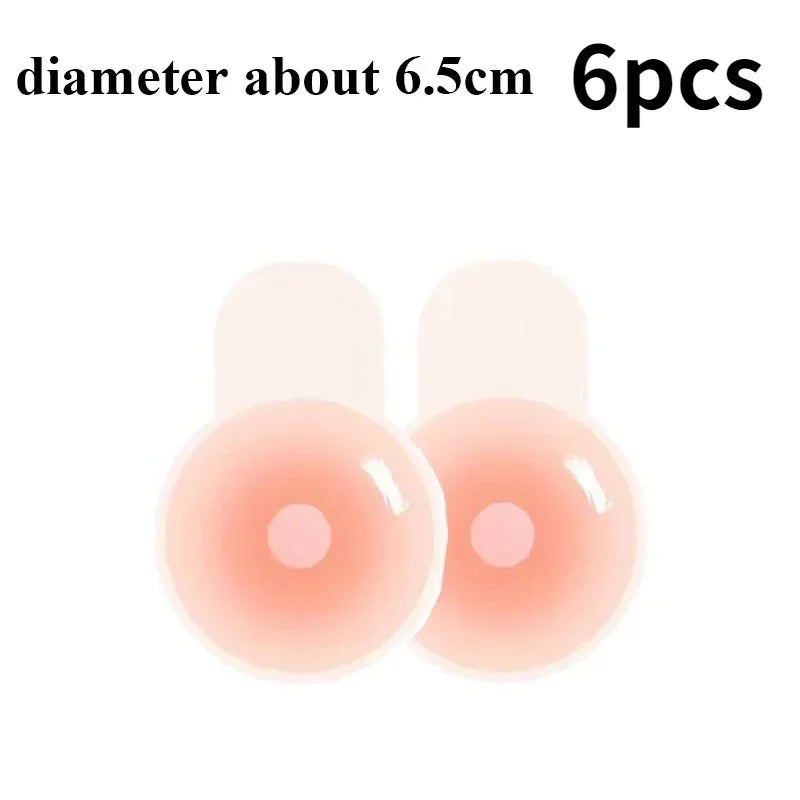 New Reusable Silicone Nipple Cover for Women Bra Sticker Breast Petal Strapless Bra Invisible Boob Pads Chest Pasties Intimates