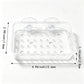 2 Pcs Suction Cup Soap Dish Holder Soap Case Clear Acrylic Plastic Wall Mounted Shower Soap Holder Bathroom Kitchen Accessory