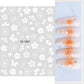 Cherry Blossom 3D Nail Stickers White Flower Petals Nail Art Decals Elegant Wedding Design Spring Sakura Manicure Slider Decor