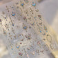 Elegant Gold Scepter 5D Nail Art Stickers Gorgeous Gemstone Luxury Courtly Pattern Necklace Frame Self Adhesive Manicure Decals