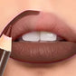 Dark Brown Waterproof Lip Liner Matte Long Lasting Makeup Pens 28 Colors Non-stick Cup Lipstick Pencil Women Party Lip Cosmetic