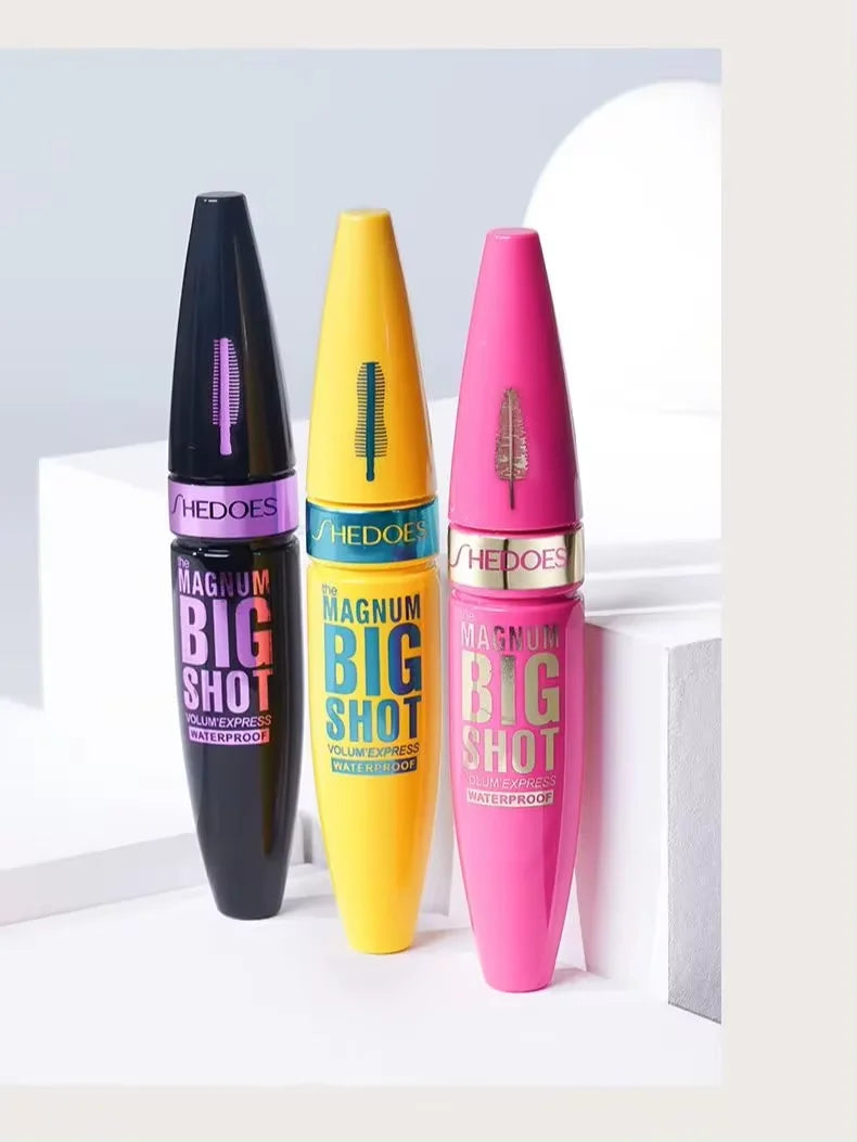 Black Thick eye black Lengthened Waterproof Sweat proof Lasting Lasting Lasting Mascara Setting Cream