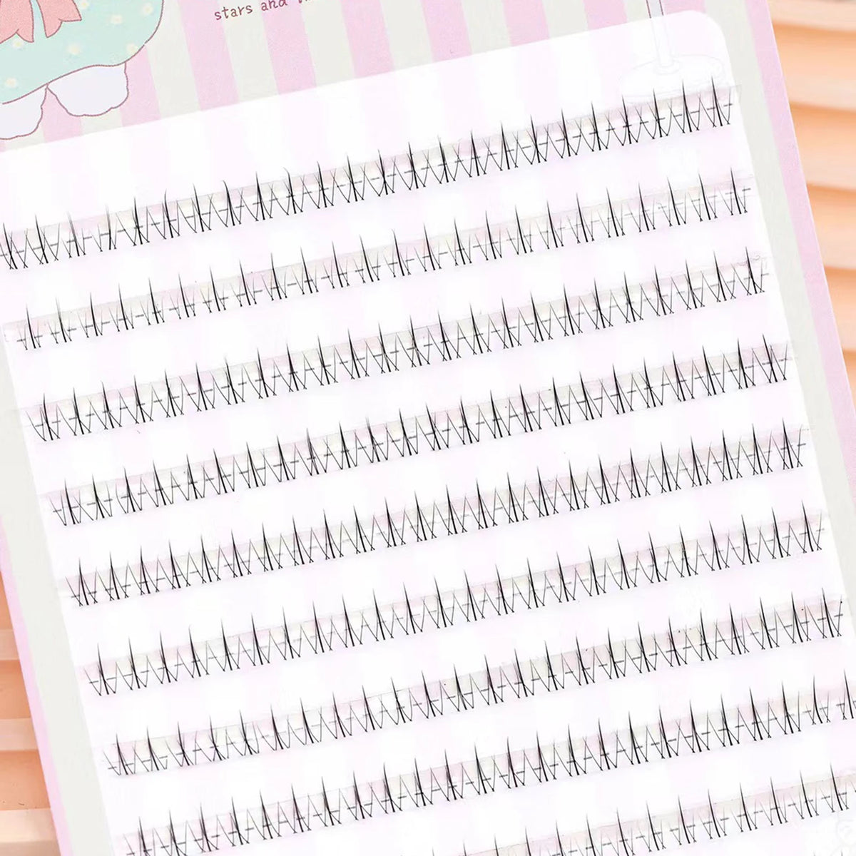 Natural False Under Eyelashes bottom lashes Transparent band cluster Dramatic Volume lower lash For Women Daily eyelash makeups
