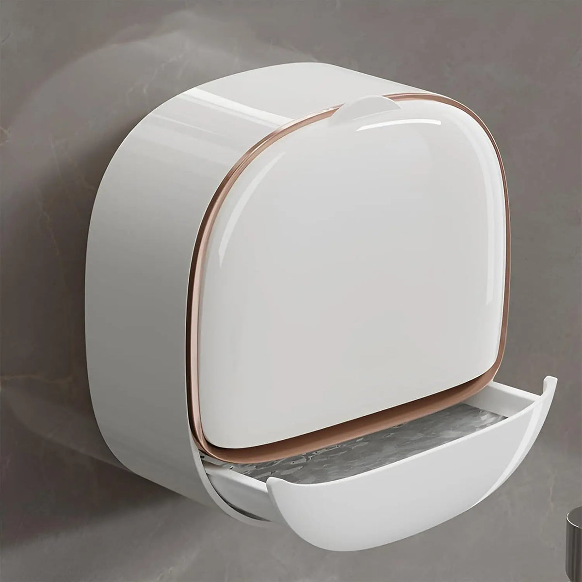 New Bathroom Home Wall Mounted Non Perforated Drain Soap Box