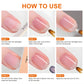 TWOING 15g Fiber Rubber Base Gel For Broken Nail Repaired Fiberglass Clear Quick Building Soak Off UV Construction Gel