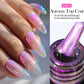 LILYCUTE 7ML 2 IN 1 Auroras Top Coat Glitter Pink Purple Auroras Laser Gel Nail Polish DIY Semi Permanent Soak Off Nail Art