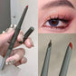 1Pc Matte Wine Red Silky Long-lasting Eye Liner Gel Pencil Lasting Smooth Easy To Color Waterproof Flat Head Eyeliner Eye Makeup
