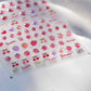 1pcs Cute Small Cat Claw Cherry Nail Art Charms Stickers Shiny 5D Jelly Cherry Pudding Bows Design Adhesive Sliders Nail Decals