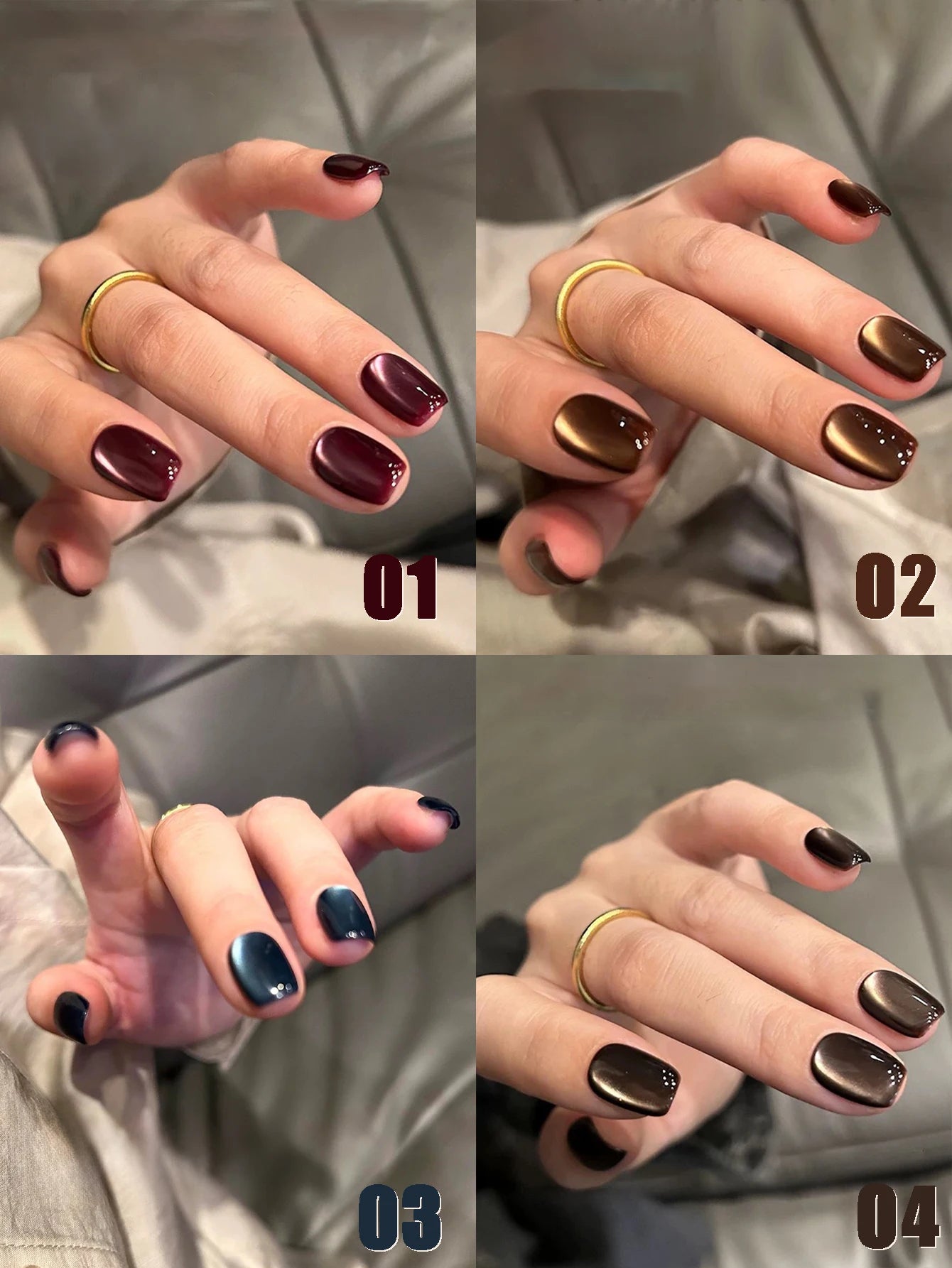 Mianel 12ml 1-21pcs Green Cat Magnetic Gel Nail Polish Spider Lily Varnish Soak Of UV Light Nails Nail Salon Christmas Nails