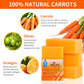 AILKE Pure Natural Carrot Anti-Oxidation Serum Soap, Whitening Soap Bar for All Skin Types, Cleaning Stains, With Vitamin C