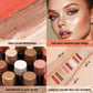 4pcs Contour Stick, Highlighter Stick, Blush Stick 4pcs Cream Contour Kit with Contour Brush, Create Face Contour, Non-greasy