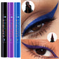 3 Color 2 IN 1 Seal Stamp Eyeliner Pen Waterproof Black Purple Blue Liquid Eye Liner Pencil Eyes Korean Makeup Gifts Cosmetic