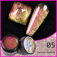 PUENTE 7.5ML Golden Gems Cat Magnetic Gel Nail Polish Pink Brown Blue Colors Golden Glitter Cat Eye Soak Off UV Nail Art Varnish