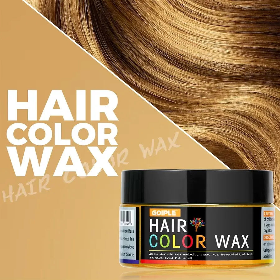 GOIPLE Fashion One-Time Hair Color Wax Styling Temporary Dye Cream Gel Diy Mud Pomade For Beards Eyebrow Easy To Wash