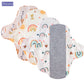 3pcs/Pack Small Reusable Washable Sanitary Pads Graphene Lining Soft Daily Panty Liners Light Flow Incontinence Cotton Pads