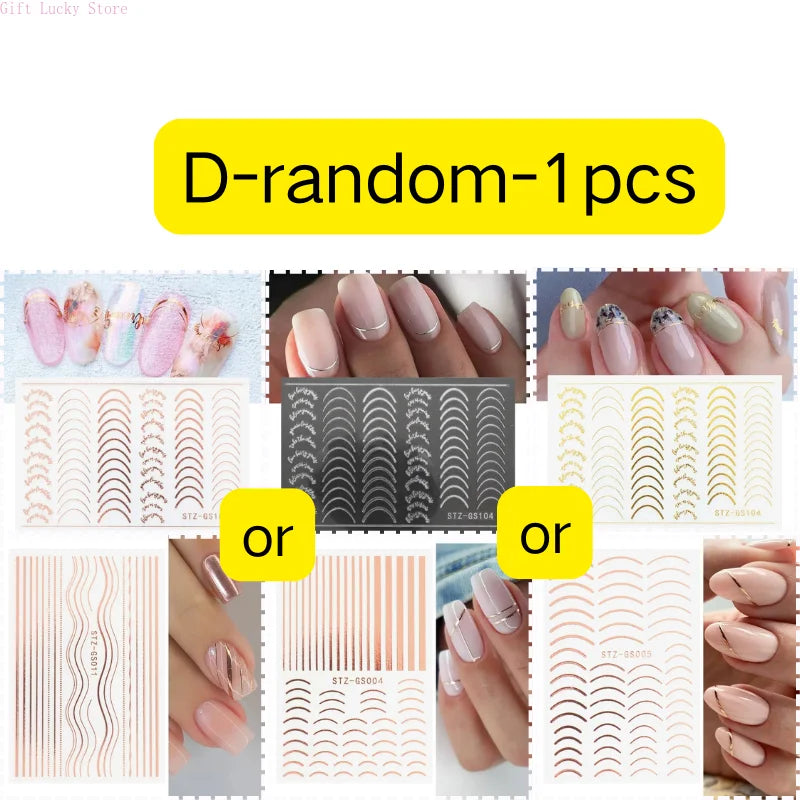 1piece 5D glass fragment nail sticker high quality stained glass window grille design glitter art decoration design nail sticker