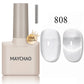 MAYCHAO 10ml Cat Magnetic Gel Nail Polish Cat Eye Glitter Effect Semi Permanent Soak Off UV Gel Varnish Manicure For Nail Art