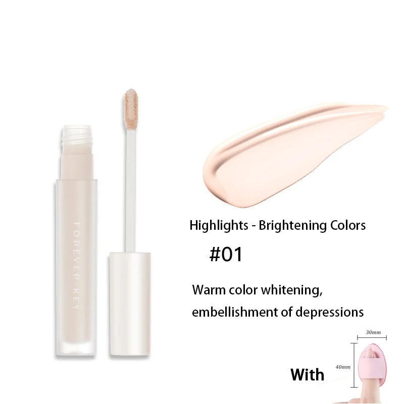Foreverkey  Liquid Toner Nose Face Shadow Toner Highlighters Shadow Brightening Cosmetics Make Up Brush  Make UpFor Face