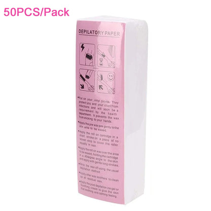 Non Woven Body and Facial Wax Strips Waxing Body Hair Removal Wax Paper for Hair Removal Soft Wax Hair Removal