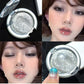 Metallic Glitter Blue Eye Shadow Cream Monochrome Eyeshadow Palette Pearlescent Polarized Brightening Silkworm Highlighter Cream